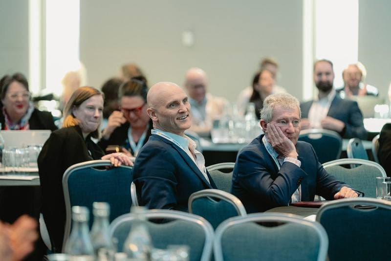 Simon Bedard in the audience at the COSBOA National Small Business Summit