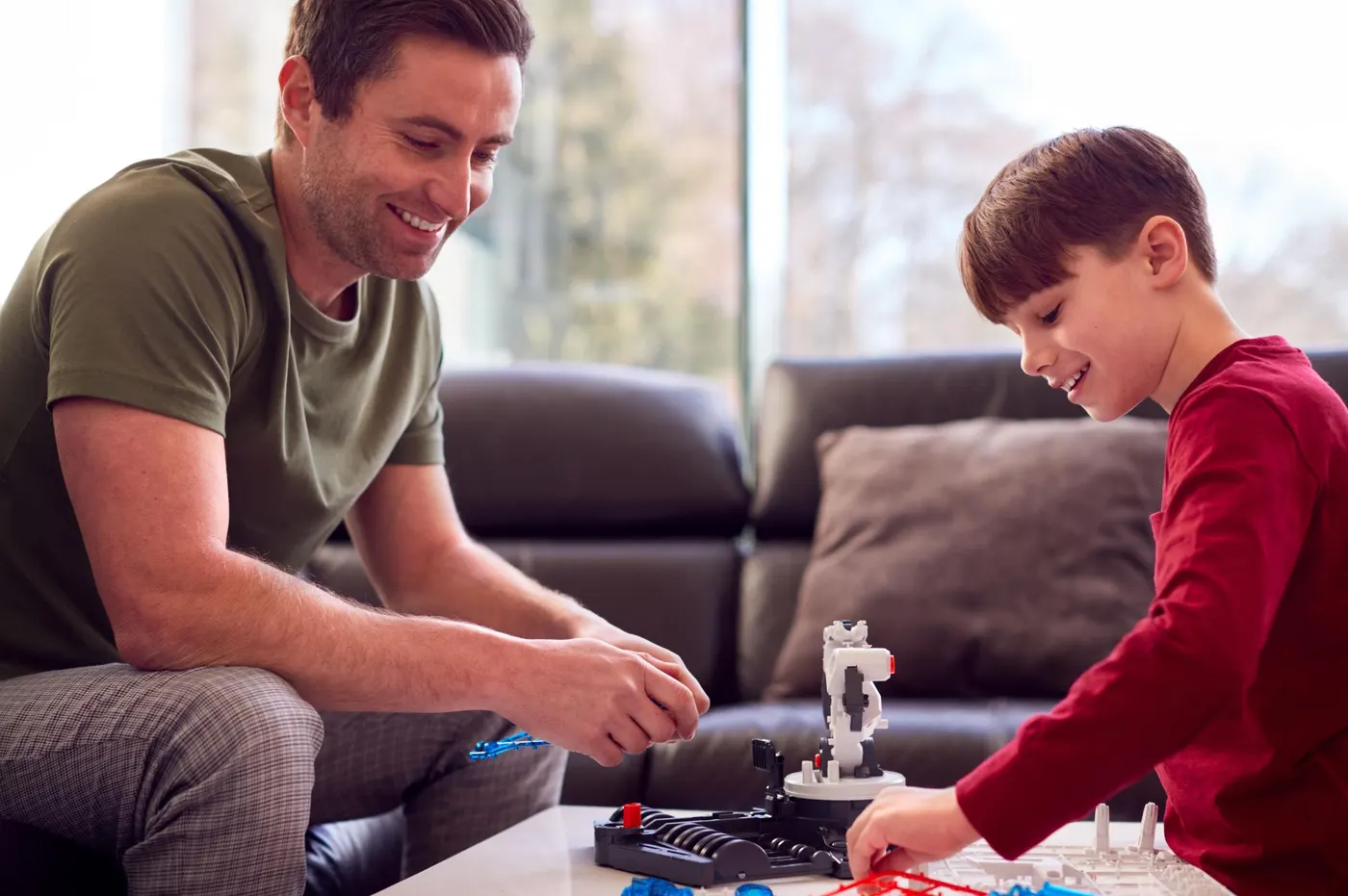 A family at home in Australia, part of the residential market Brooks Australia serves