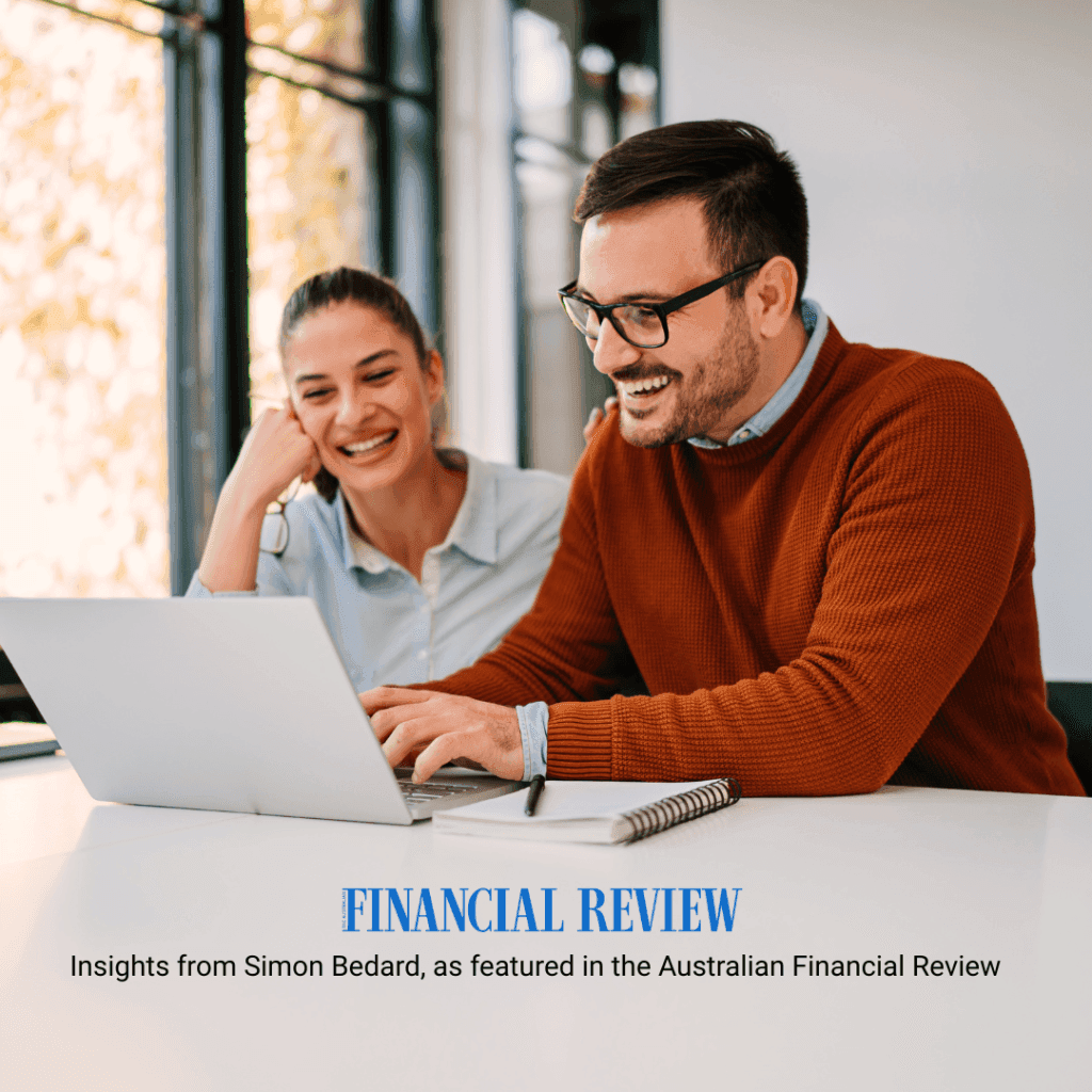 Wealth building as a business owner – Simon Bedard insights featured in the Australian Financial Review.